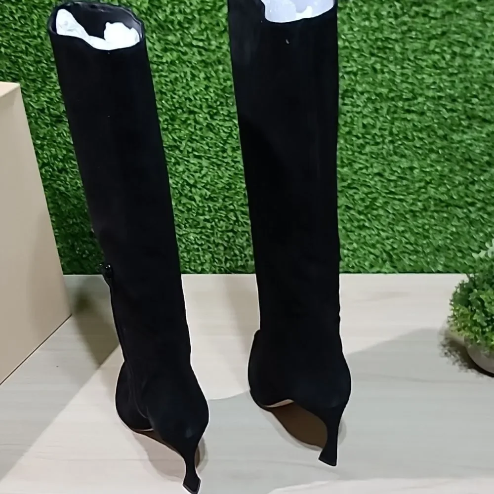 Alexandre Birman Kyra Boot 85 - Black Suede EU 38 NEW